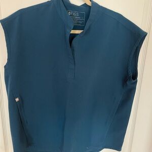 Figs Women's Deep Blue Rafaela Scrub Top